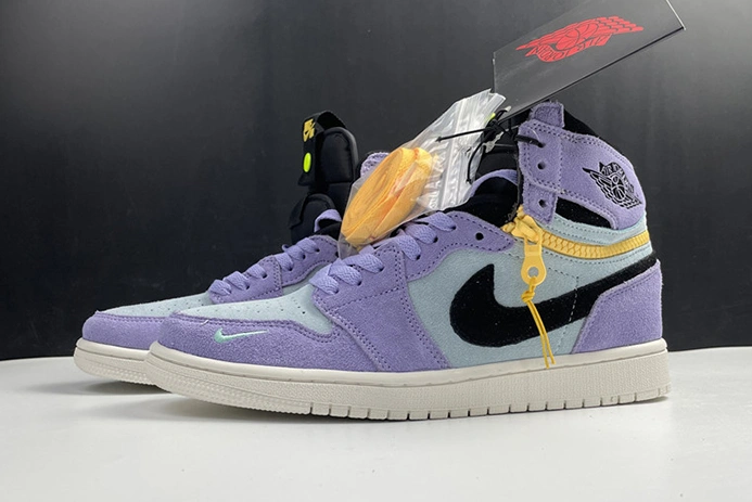 Affordable 9939 Air Jordan 1 High Switch Purple Pulse CW6576- 195