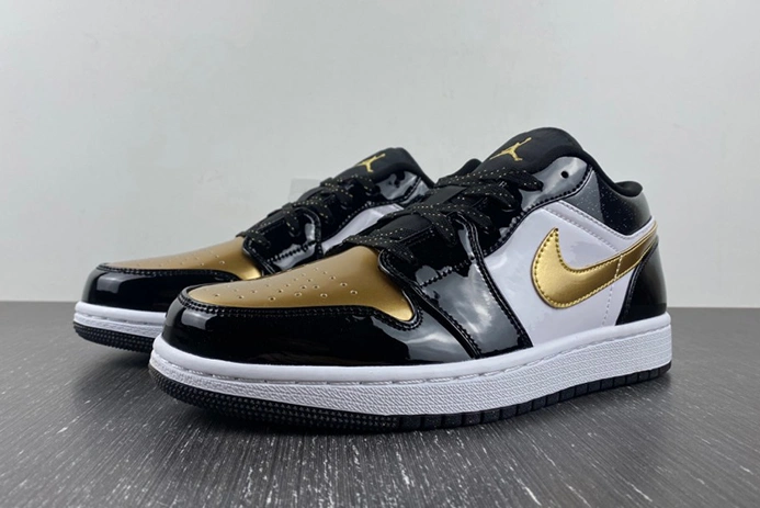 Fashionable 3536 Jordan 1 Low SE Gold Toe (GS)  DR6970-071