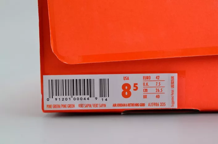 3803 Jordan 6 Retro Gatorade Green AJ5986- Comfortable 636