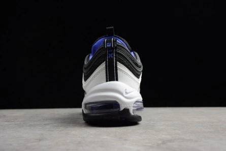5492 NIKE mens  Air Max 97 White Black-Persin Violet  921522- Sleek 1409