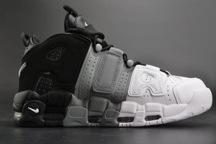 Lightweight 9831 Nike Air More Uptempo "Tri-Color" black-Grey-White mens 921948- 1515