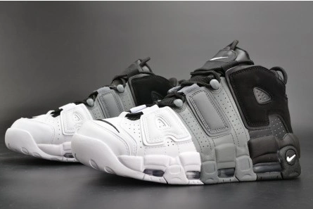 Lightweight 9831 Nike Air More Uptempo "Tri-Color" black-Grey-White mens 921948- 1515