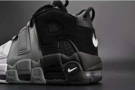 Lightweight 9831 Nike Air More Uptempo "Tri-Color" black-Grey-White mens 921948- 1515