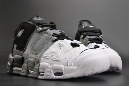Lightweight 9831 Nike Air More Uptempo "Tri-Color" black-Grey-White mens 921948- 1515