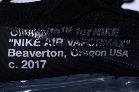 1033 Off-White x Nike Air VaporMax FK Black AA3831- Elegant 1470
