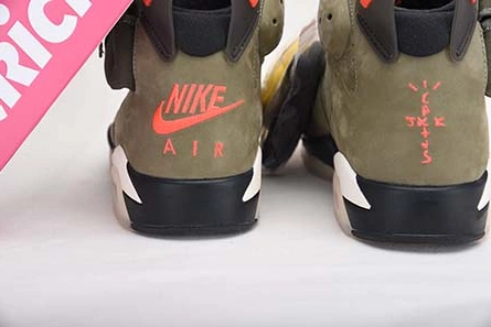 4740 TRAVIS SCOTT AIR JORDAN 6 MEDIUM OLIVE - CN1084- HighQuality 681