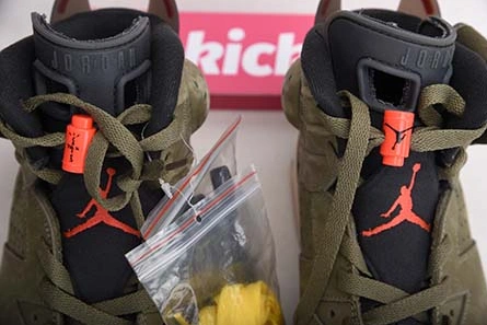 4740 TRAVIS SCOTT AIR JORDAN 6 MEDIUM OLIVE - CN1084- HighQuality 681