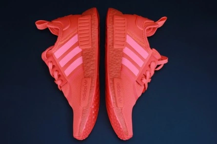 Breathable 4777 Adidas NMD R1 Triple Red Solar Red Color Pack S 1837