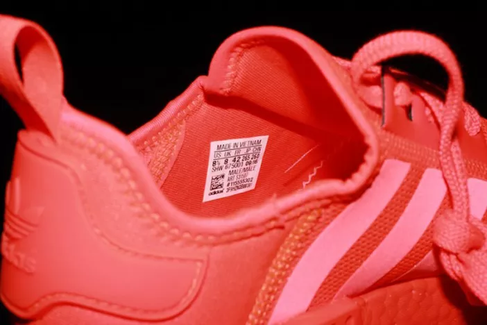 Breathable 4777 Adidas NMD R1 Triple Red Solar Red Color Pack S 1837