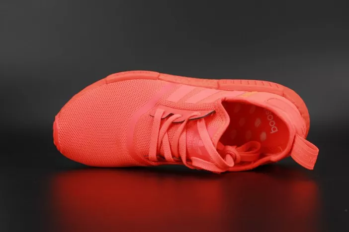 Breathable 4777 Adidas NMD R1 Triple Red Solar Red Color Pack S 1837
