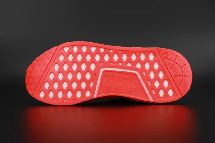 Breathable 4777 Adidas NMD R1 Triple Red Solar Red Color Pack S 1837
