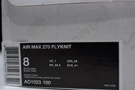 Sleek 894 NIKE AIR MAX 270 FLYKNIT 1438