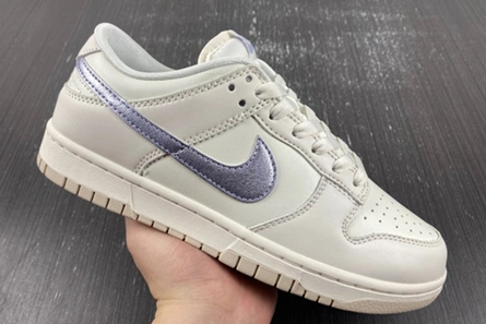 9963 Nike Dunk Low Essential Sail Oxygen Purple  DX5930- Sleek 981