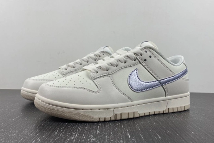 9963 Nike Dunk Low Essential Sail Oxygen Purple  DX5930- Sleek 981