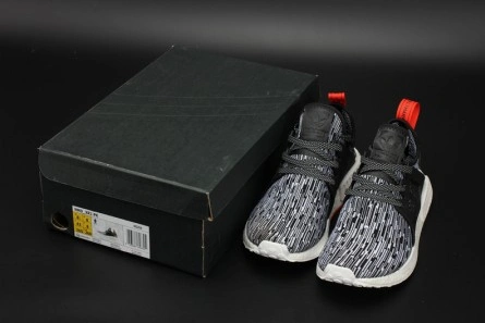1185 Adidas NMD XR1 PK PrimeKnit Black Gray Glitch Boost S ModernLook 1855