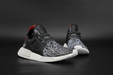 1185 Adidas NMD XR1 PK PrimeKnit Black Gray Glitch Boost S ModernLook 1855