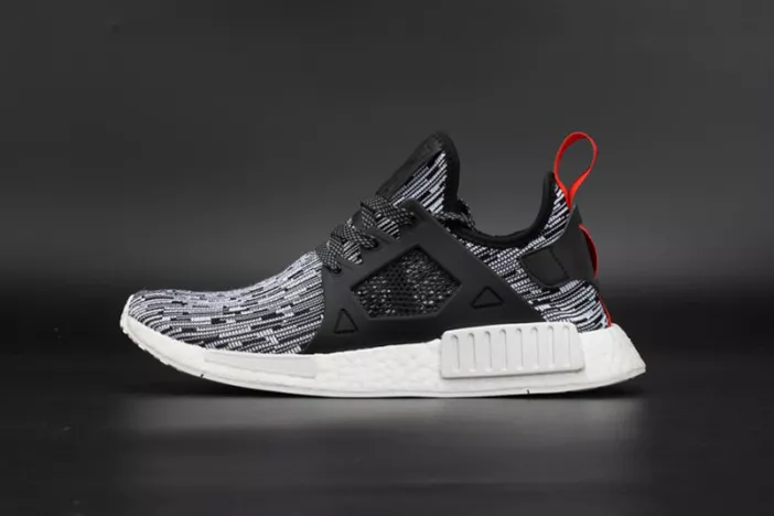 1185 Adidas NMD XR1 PK PrimeKnit Black Gray Glitch Boost S ModernLook 1855