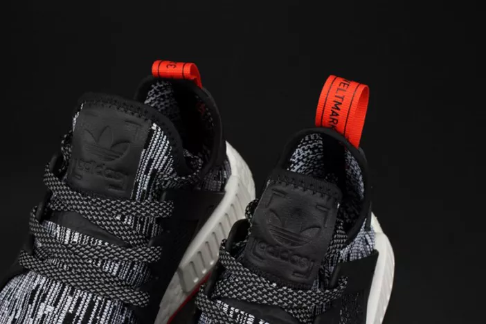 1185 Adidas NMD XR1 PK PrimeKnit Black Gray Glitch Boost S ModernLook 1855