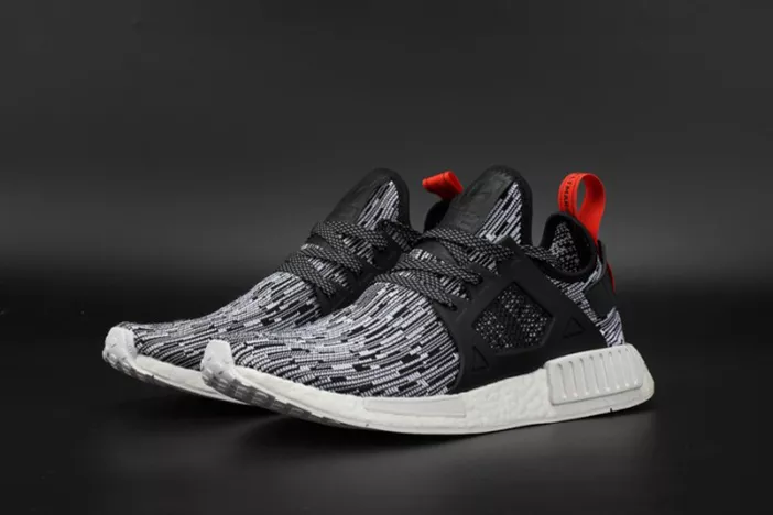 1185 Adidas NMD XR1 PK PrimeKnit Black Gray Glitch Boost S ModernLook 1855