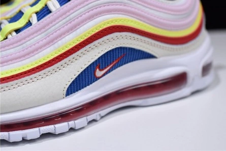 5002 Nike Air Max 97 SE "Corduroy" Sail Volt Glow Arctic Pink womens AQ4137- Lightweight 1402