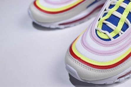 5002 Nike Air Max 97 SE "Corduroy" Sail Volt Glow Arctic Pink womens AQ4137- Lightweight 1402