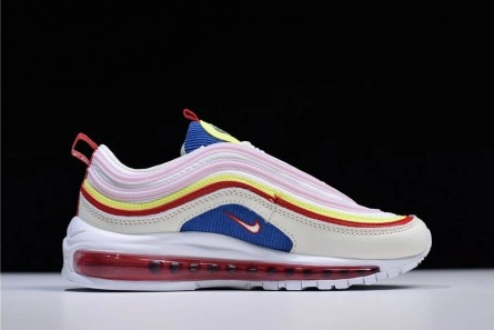 5002 Nike Air Max 97 SE "Corduroy" Sail Volt Glow Arctic Pink womens AQ4137- Lightweight 1402