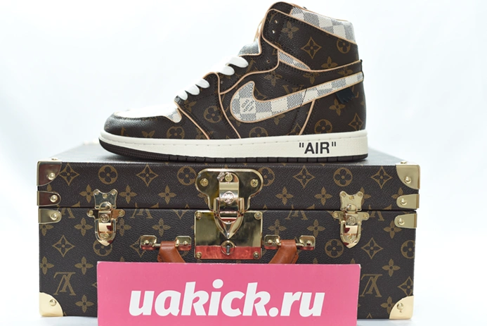 5424 OFF-WHITE x Air Jordan 1 high top Durable 107