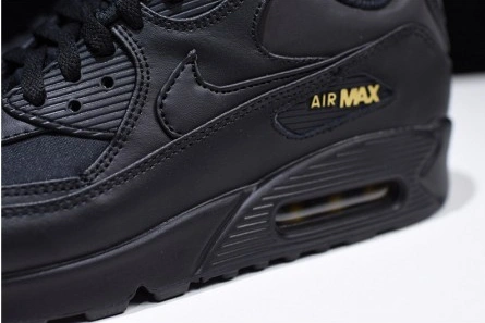 Classic 9643 Air Max 90 Premium 'Black Gold' - Nike - 700155- 1347