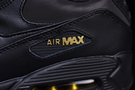 Classic 9643 Air Max 90 Premium 'Black Gold' - Nike - 700155- 1347