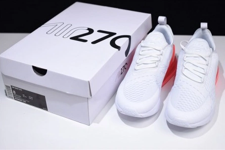2028 NIKE mens AIR MAX 270 WHITE HOT PUNCH AH8050- Stylish 1454