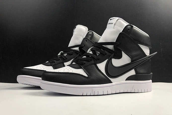 5805 Nike Dunk High Ambush Black White CU7544- Classic 1097