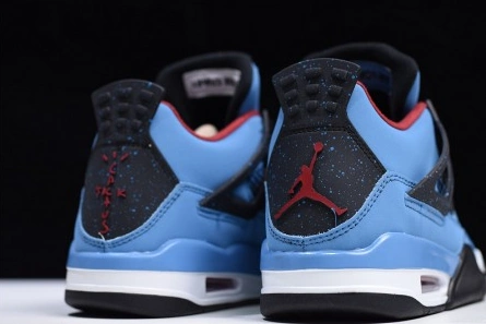 EyeCatching 6128 Travis Scott x Air Jordan 4 “Houston Oilers”  University Blue 308497- 543