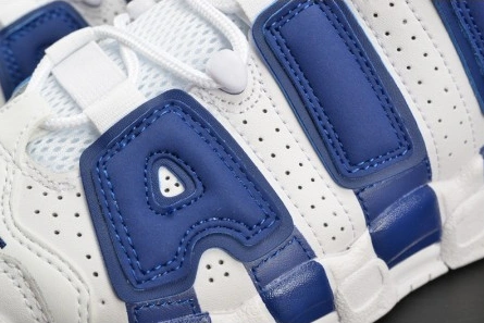 Practical 6507 Nike Air More Uptempo "Knicks" White Deep Royal Blue womens 415082- 1519