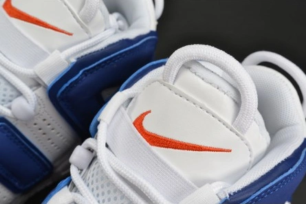 Practical 6507 Nike Air More Uptempo "Knicks" White Deep Royal Blue womens 415082- 1519