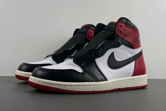 1698 Air Jordan 1 High OG “Black Toe Reimagined” DZ5485- Bright 36