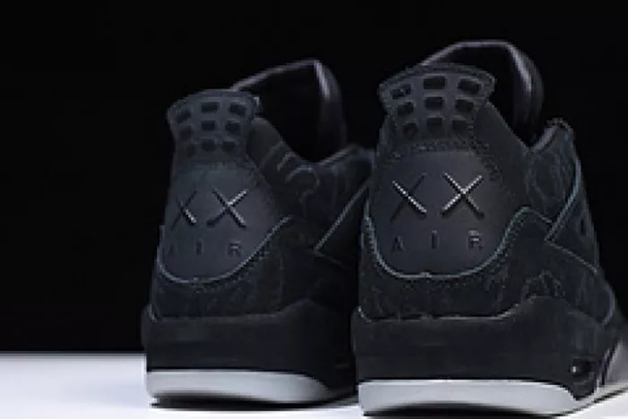2906 Nike Air Jordan 4 retro kaws black 930155- Vibrant 540