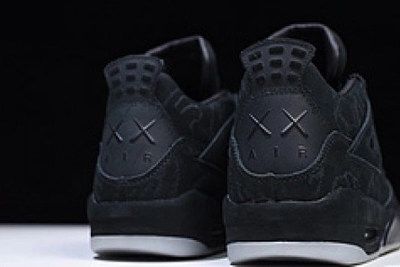 2906 Nike Air Jordan 4 retro kaws black 930155- Vibrant 540