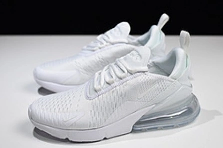 Durable 5552 Nike womens Air Max 270 Triple White AH6789 1451
