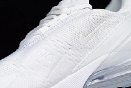 Durable 5552 Nike womens Air Max 270 Triple White AH6789 1451