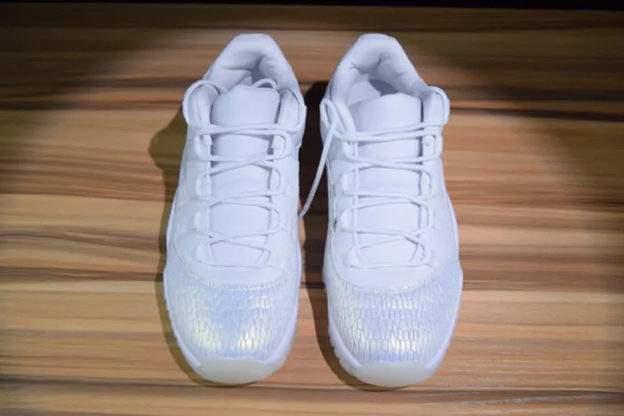 Bold 6257 Air Jordan 11 Low Heiress Frost White 897331- 715
