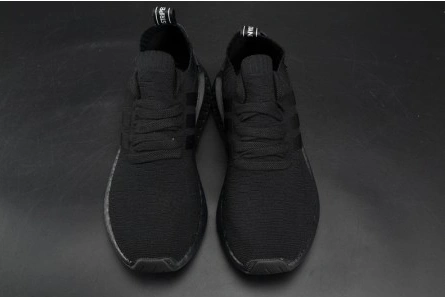 Comfortable 6747 ADIDAS Originals NMD R2 Primeknit Triple Black Sneaker  BY 1840