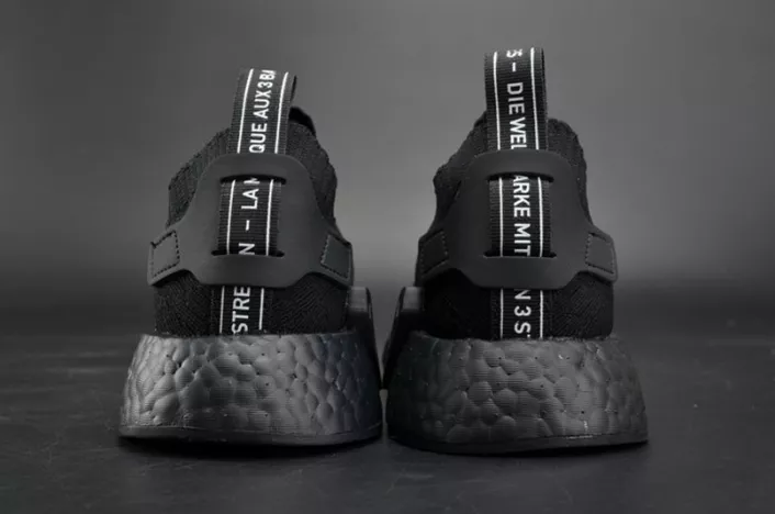 Comfortable 6747 ADIDAS Originals NMD R2 Primeknit Triple Black Sneaker  BY 1840