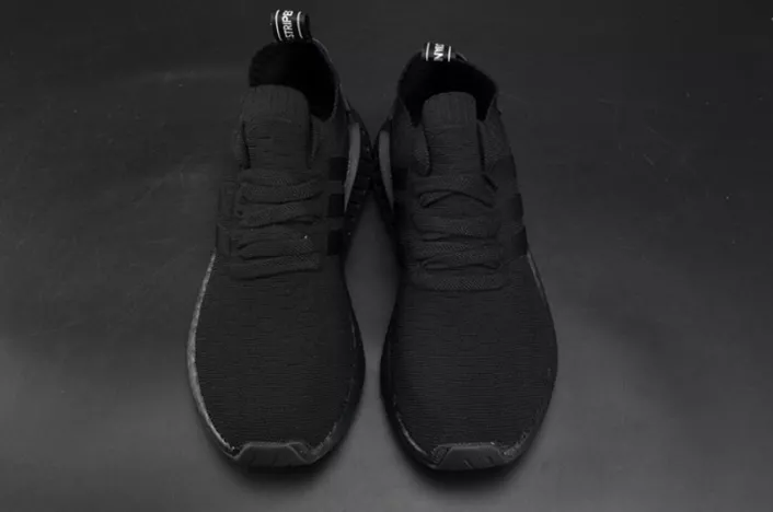Comfortable 6747 ADIDAS Originals NMD R2 Primeknit Triple Black Sneaker  BY 1840