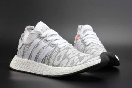 8379 ADIDAS NMD R2 PK  Primeknit WHITE MENS BY Resilient 1867