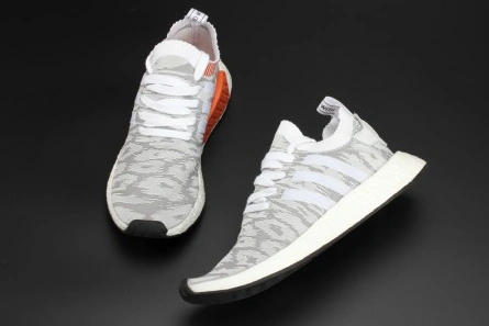 8379 ADIDAS NMD R2 PK  Primeknit WHITE MENS BY Resilient 1867