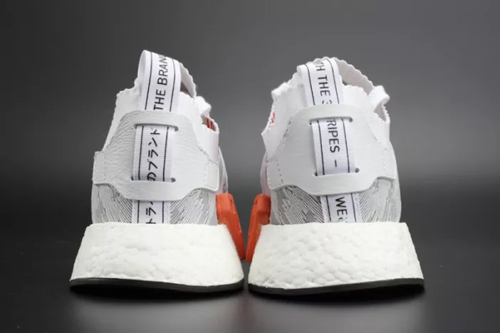8379 ADIDAS NMD R2 PK  Primeknit WHITE MENS BY Resilient 1867