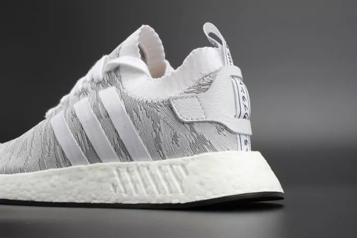 8379 ADIDAS NMD R2 PK  Primeknit WHITE MENS BY Resilient 1867