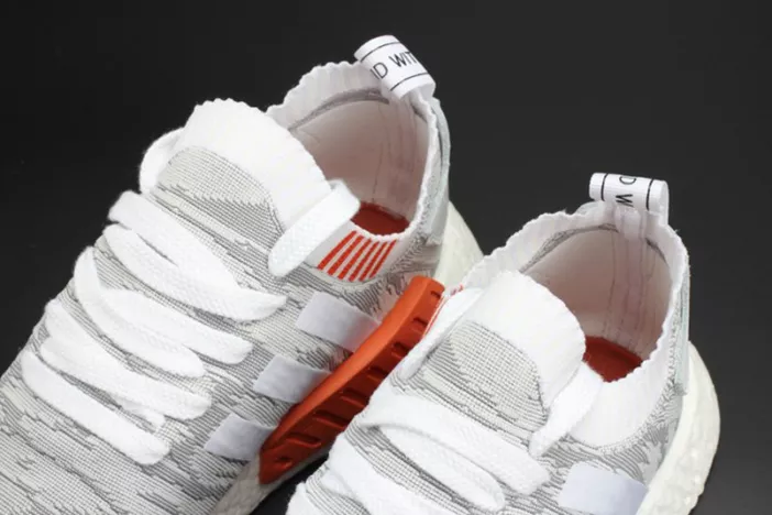 8379 ADIDAS NMD R2 PK  Primeknit WHITE MENS BY Resilient 1867