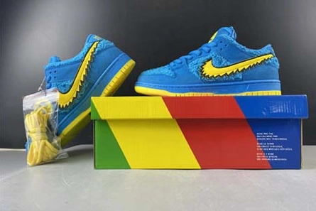 Grateful Dead x Nike SB Dunk Low Blue CJ5378-400 Trendsetting 1139
