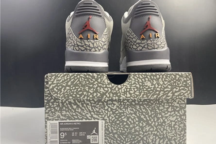 Resilient 4970 Air Jordan 3``Cool Gray''  CT8532- 415